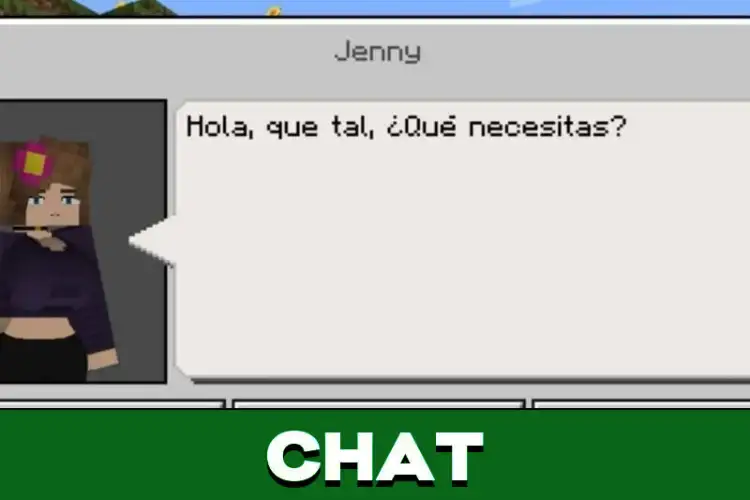 Chat Jenny Mod MCPE,